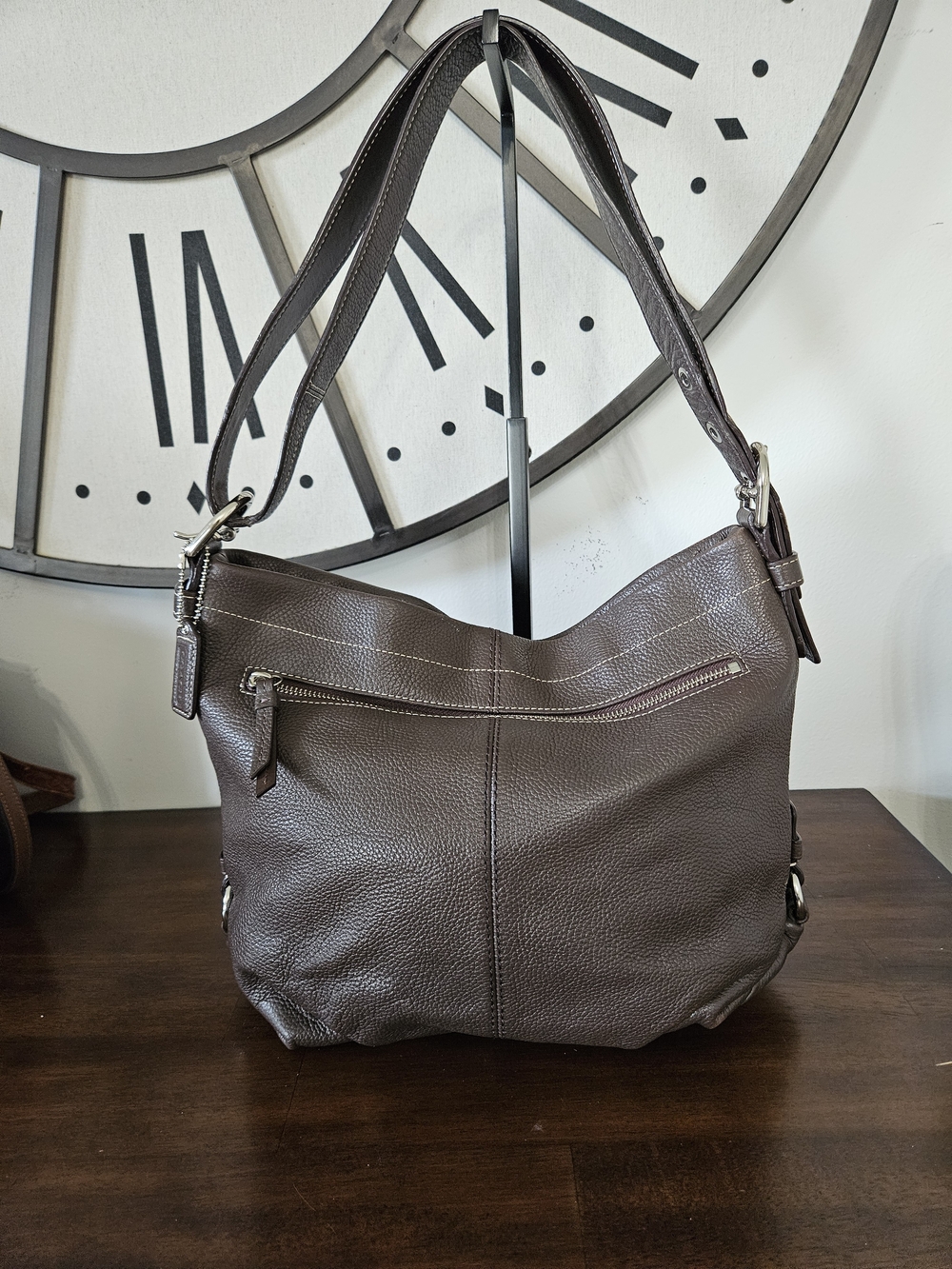 Coach Brown Leather Shoulder Bag - Picture 9 of 9